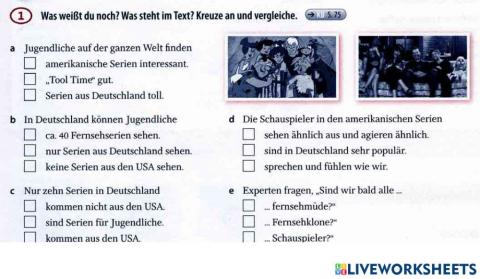 Ideen L8 A Lieblingsserien