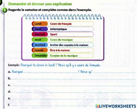 Demander te donner une explication