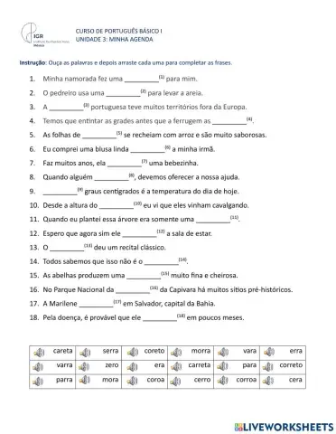 RR forte e R fraco diferença de significado