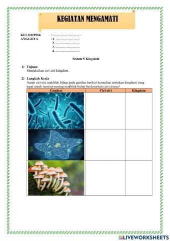 LKPD 5 Kingdom