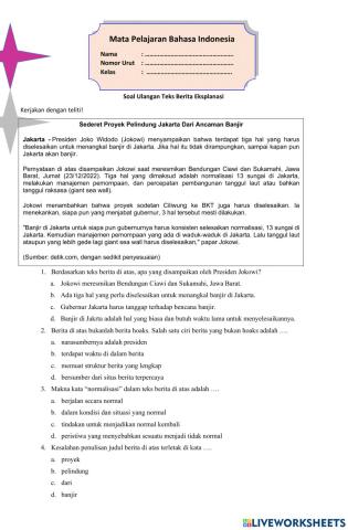 Ulangan Berita Eksplanasi