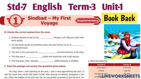 Sindbad-my first voyage