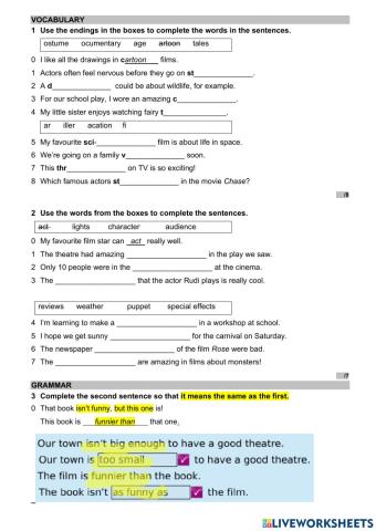 WW 3 Unit 4 language test