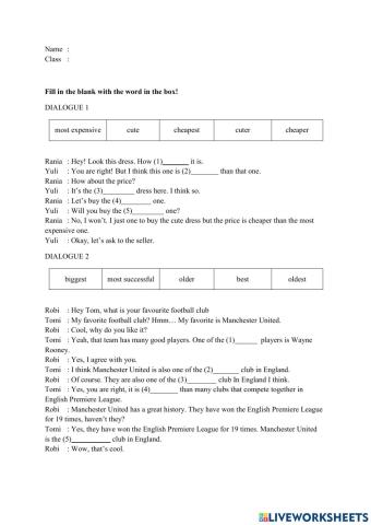 Degree of Comparison