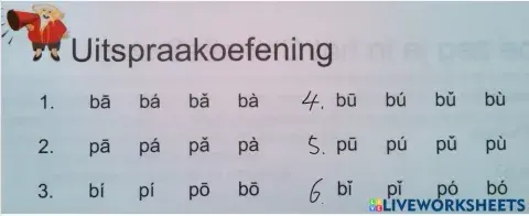 Pinyin oefeninen
