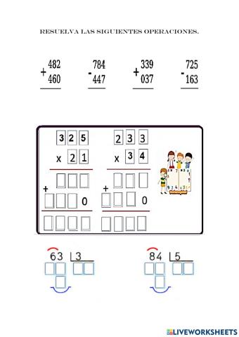 Operaciones básicas