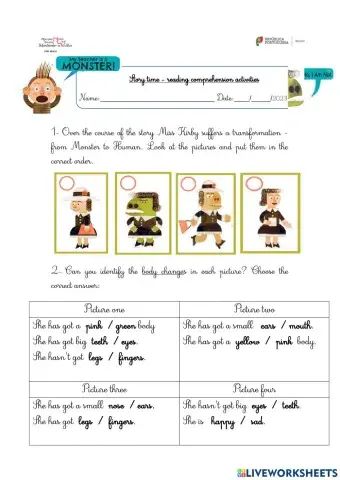 My teacher is a monster