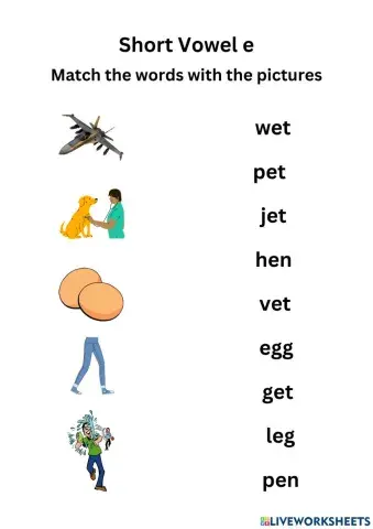 Short Vowel e