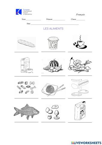 Les aliments