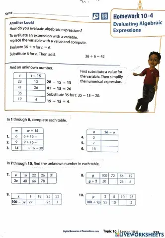 Algebraic Expressions