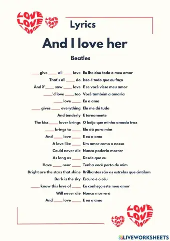 I love her - Beatles