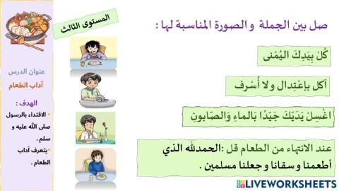 آداب الطعام