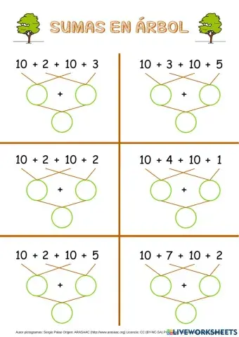 Sumas en Árbol