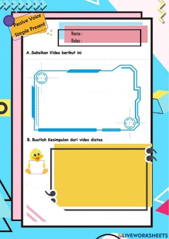 Passive Voice : Simple Present