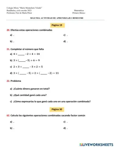 Actividad 2- primero básico