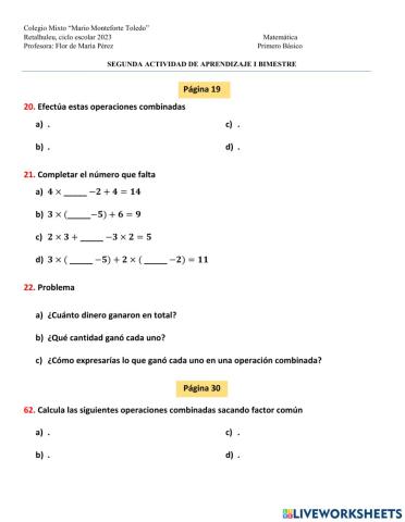 Actividad 2- primero básico