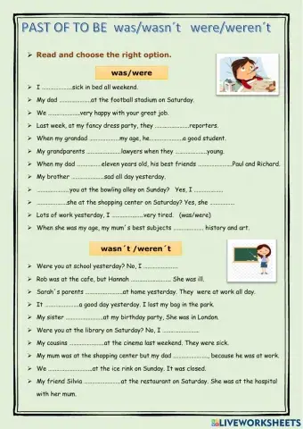 STRUCTURES -Past of to be-