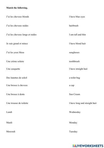 Unit test practice sheet