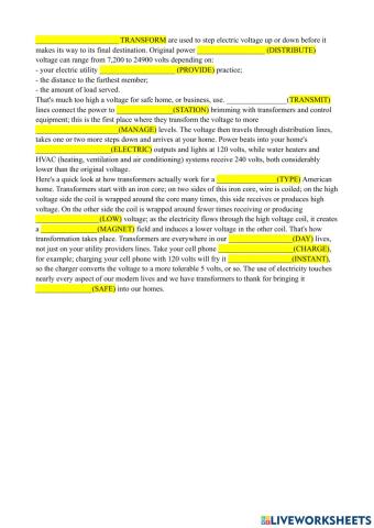 How do transformers work?