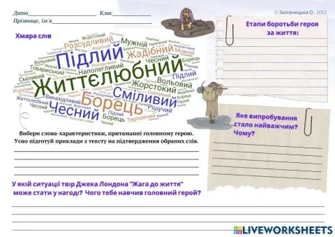 Джек Лондон -Жага до життя-