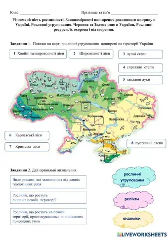 Рослинність України