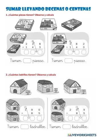 Sumar llevando decenas o centenas
