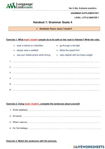 Llvn - lm7 - l1 - homework