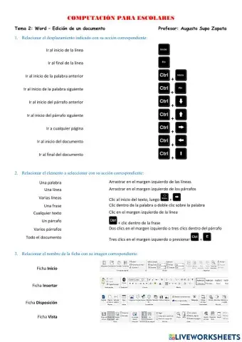 Word - Edición de un documento