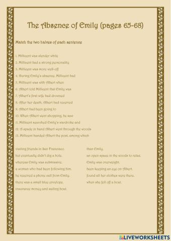 The Absence of Emily (pages 65-68)