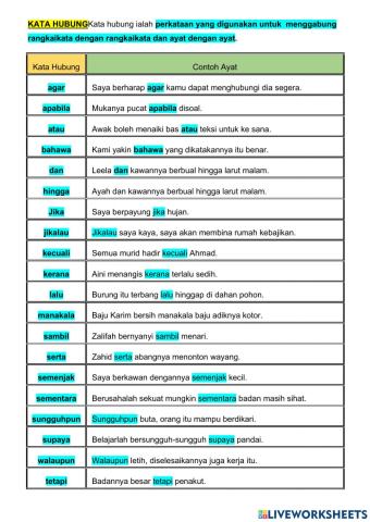 Kata Hubung