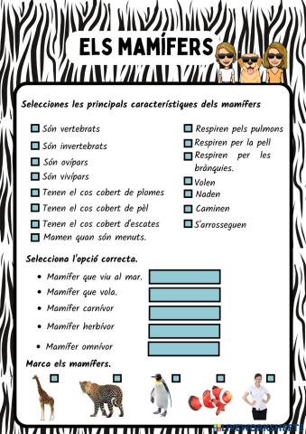 Els mamífers