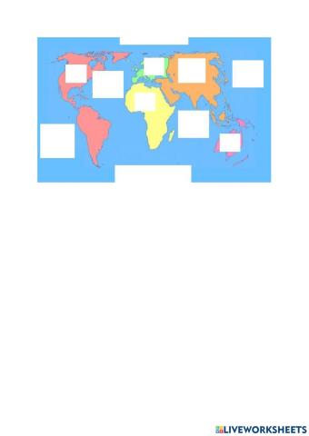 Continentes y oceanos