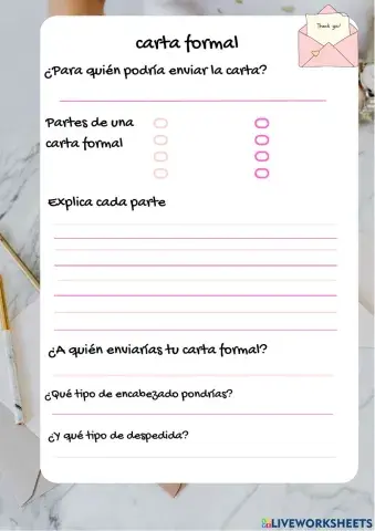 Carta formal e informal