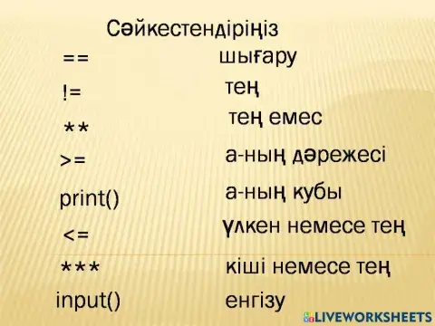 Тармақталған алгоритм