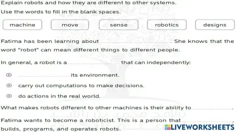 Robotics and robots