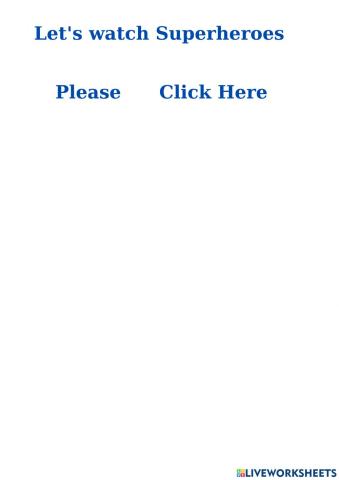 Introducing Topic: Superheroes