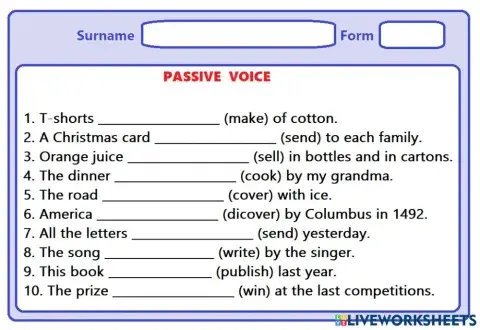 Passive Voice