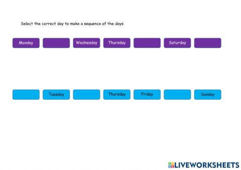 Lesson 5 B, Worksheet 2