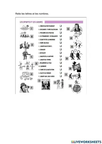 Les sports et les loisirs