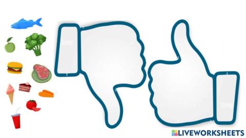 Healthy and unhealthy food