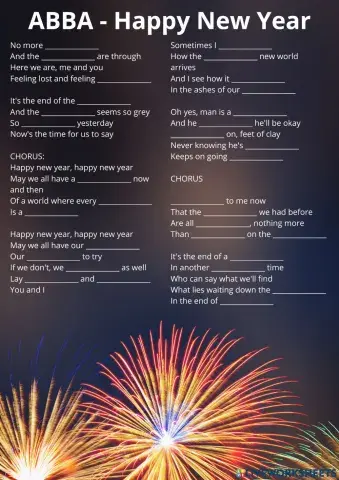 ABBA - Happy New Year