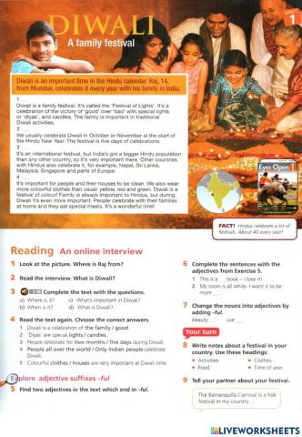 Diwali, a family festival