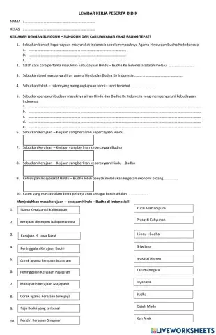 Masa hindu - budha dan kerajaan