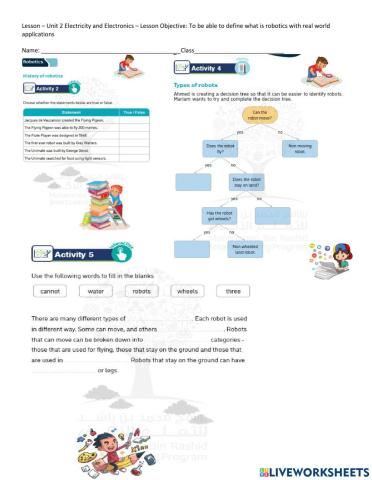 Unit 2 Introduction to robots