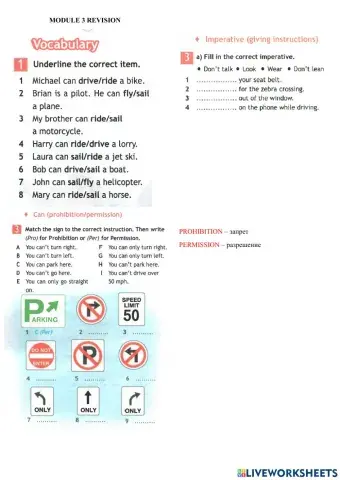 Spotlight 6 module 3 revision