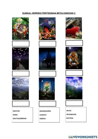 Euskal pertsonaia mitologikoak 2