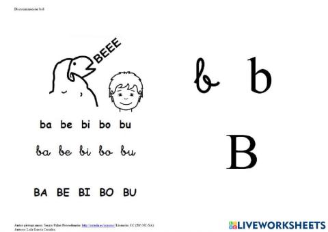 Discriminación b y d