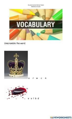 Vocabulary 3