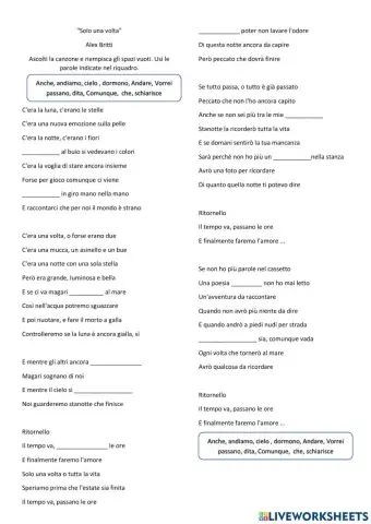 Solo una volta Alex Britti