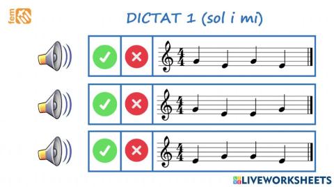 Dictat 1 sol i mi